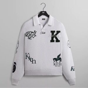 Kith Nelson Collared Pullover Size M NWT